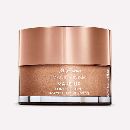 Base Maquillaje Magic Finish Porcelain Teint SPF 30. Se adapta a tu tono de piel.