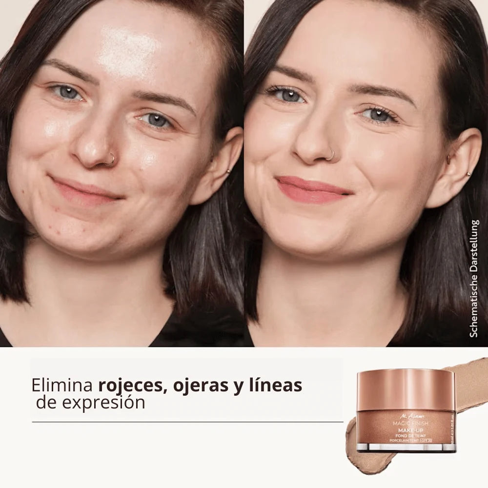 Base Maquillaje Magic Finish - Se adapta a tu tono de piel