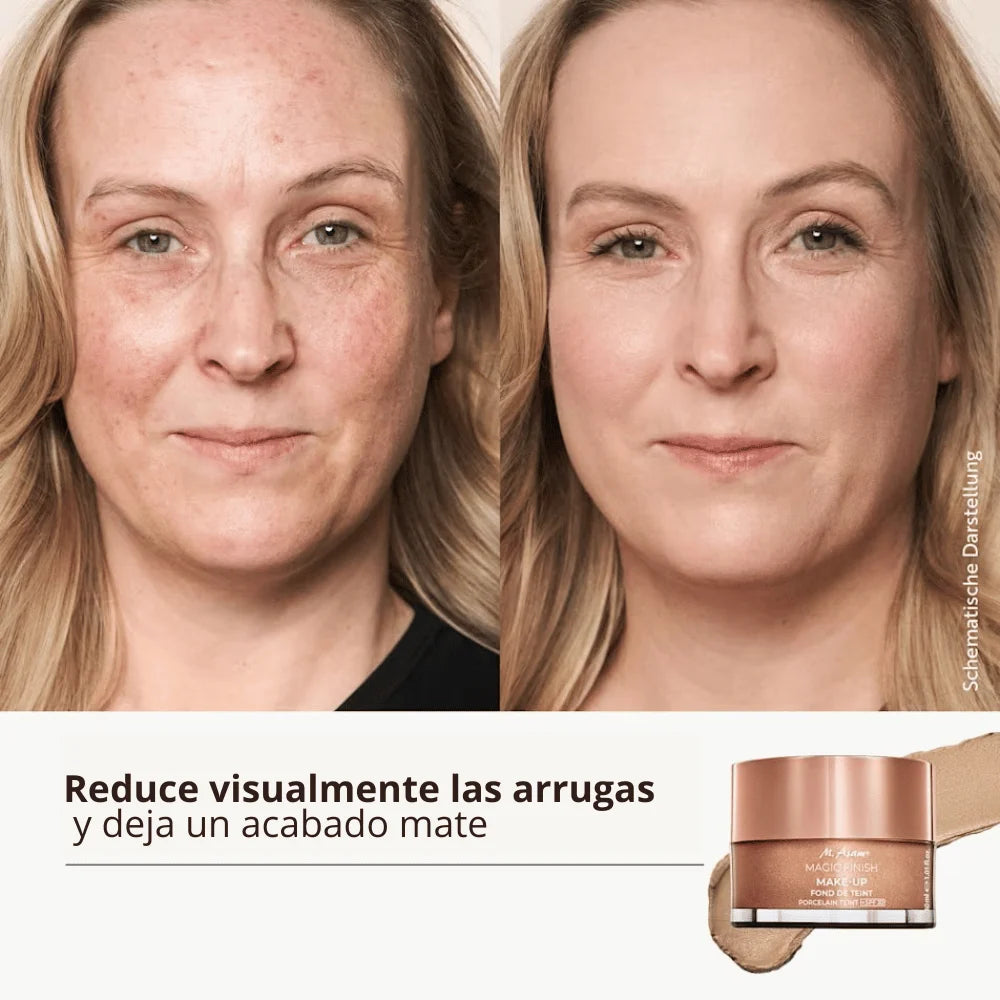 Base Maquillaje Magic Finish - Se adapta a tu tono de piel