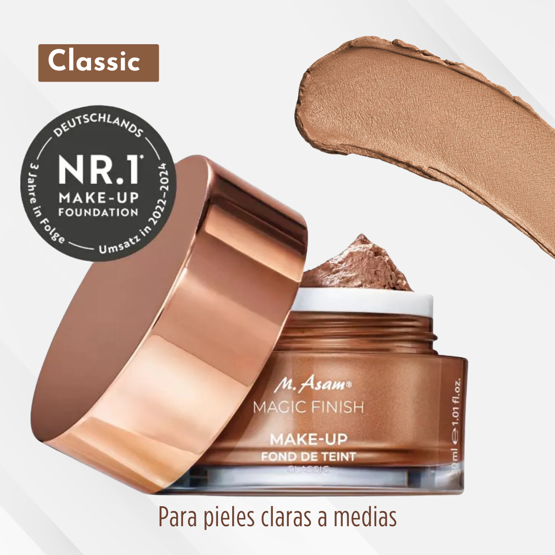 Base Maquillaje Magic Finish - Se adapta a tu tono de piel