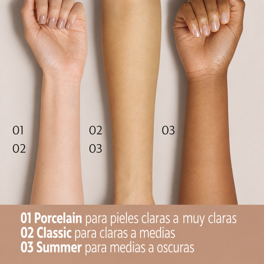 Base Maquillaje Magic Finish - Se adapta a tu tono de piel