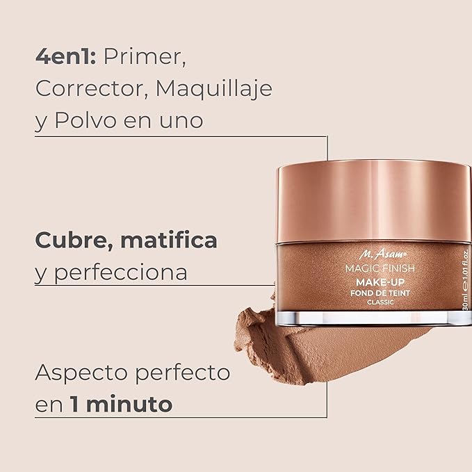 Base de Maquillaje CLASSIC Magic Finish. Se adapta a tu tono de piel